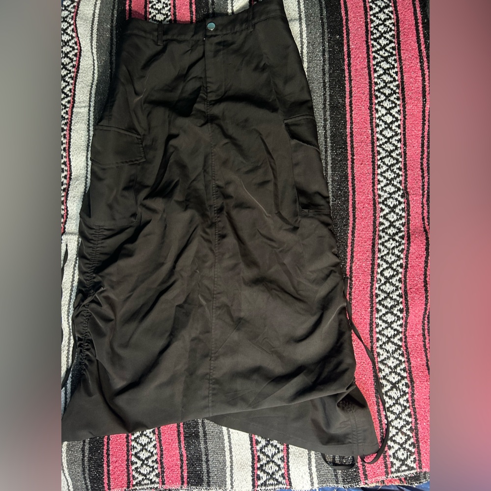 SHEIN EZwear Drawstring hem skirt